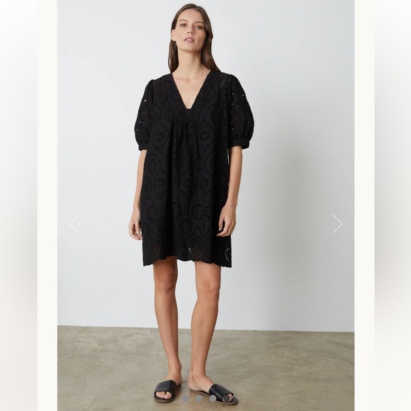 Anthropologie Velvet by Graham & Spencer eyelet dress - Picture 4 of 7